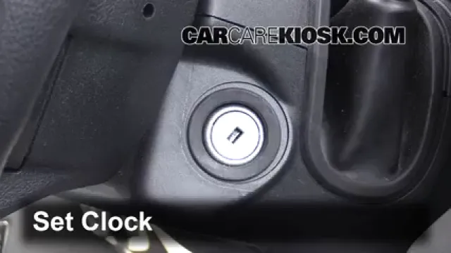 2016 Ford F-150 XLT 5.0L V8 FlexFuel Crew Cab Pickup Reloj Fijar hora de reloj